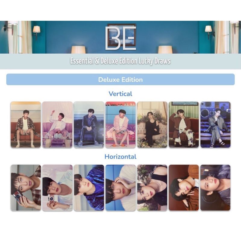 WTB WANT TO BUY PC LD BE DELUXE SIT CLOSE UP CU DUDUK OFFICIAL BTS PHOTOCARD LUCKY DRAW NAMJOON RM J
