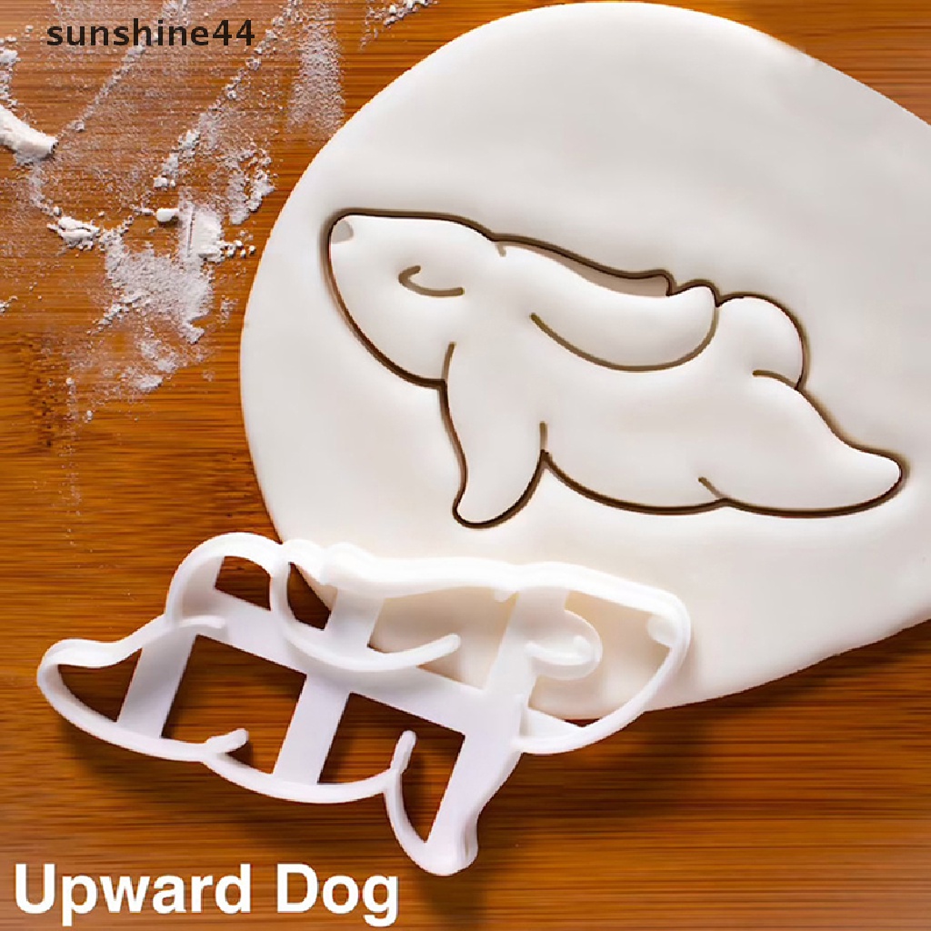 Sunshine1/4pcs Cute Bunny Cookie Cutters DIY Biskuit Cetakan Dapur Baking Aksesoris.