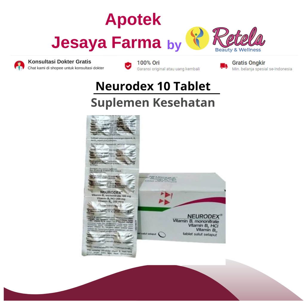 Jual Neurodex 10 Tablet | Shopee Indonesia