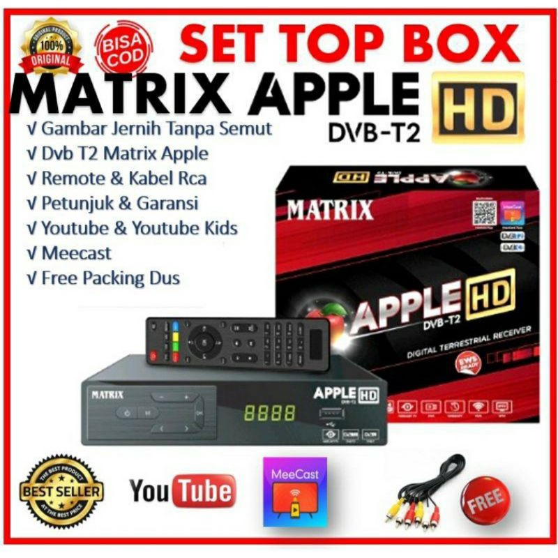 SET TOP BOX MATRIX APPLE HD