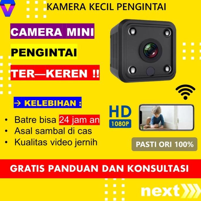 Terbaru CAMERA MINI PENGINTAI KAMERA CCTV MINI WIFI TANPA KABEL SPY CAM JS106 .