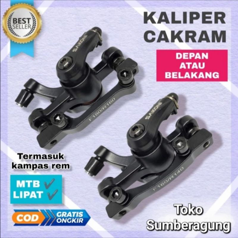Cakram sepeda mtb bmx lipat minion minitrek minitrex kaliper cakram sepeda mtb rotor discbrake rotor