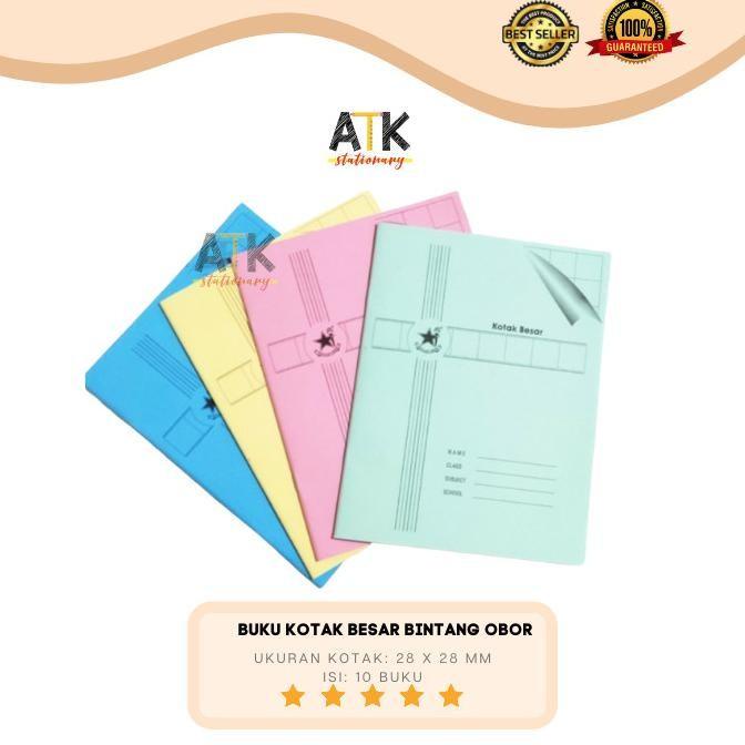 

Buku Tulis Mandarin Kotak Besar Bintang Obor 38 Lembar atk