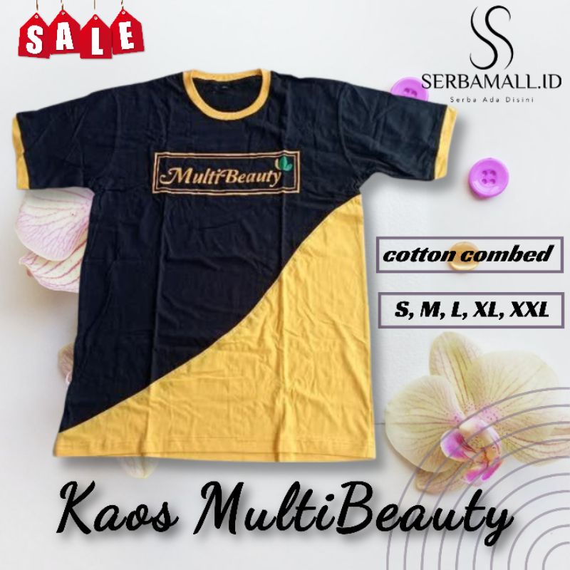 KAOS MULTIBEAUTY ORIGINAL BY SERBAMALL.ID BAHAN ADEM MELAR