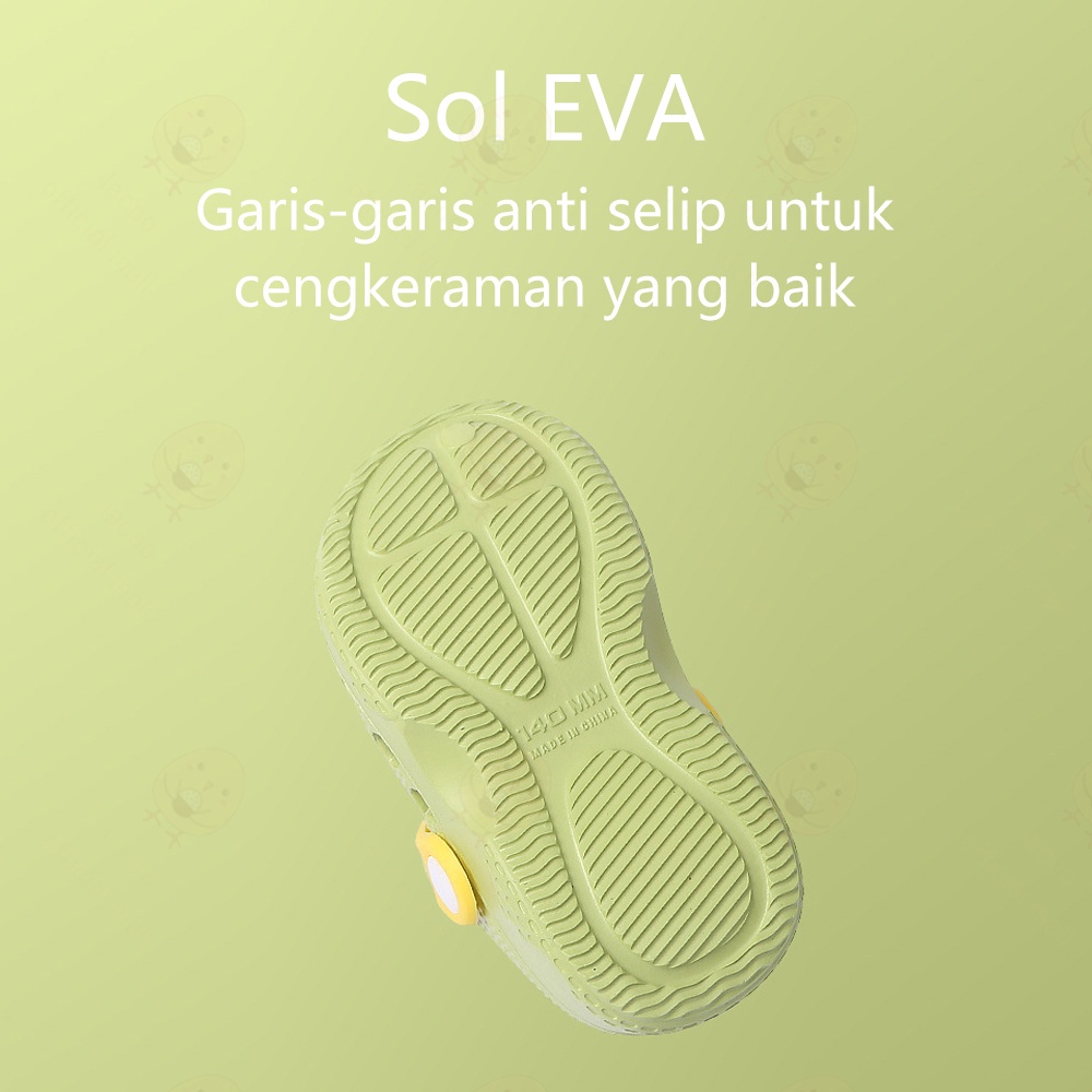 Lacoo Sendal anak perempuan laki laki kartun Sandal baim anak bahan eva lembut