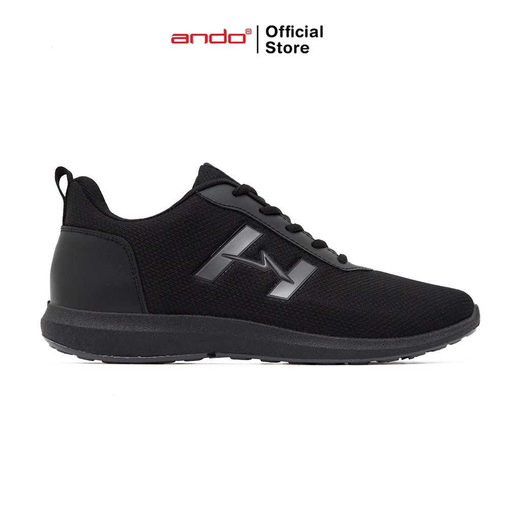 Ando Official Sepatu Sneakers Juda Pria Dewasa - Hitam/Hitam