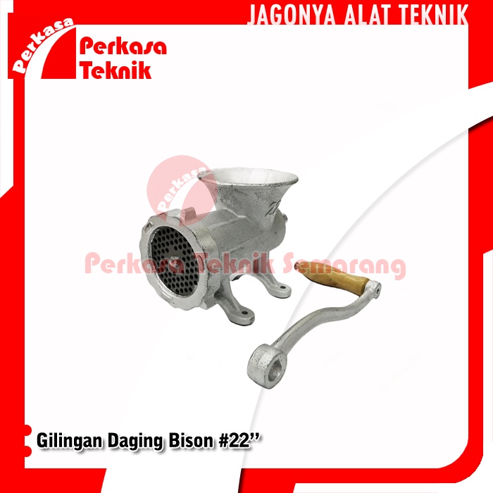 Gilingan Daging Manual 22" BISON Meat Mincer Grinder