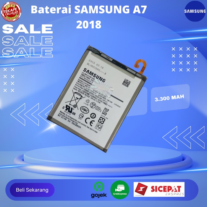 Baterai samsung a7 2018 oem bergaransi