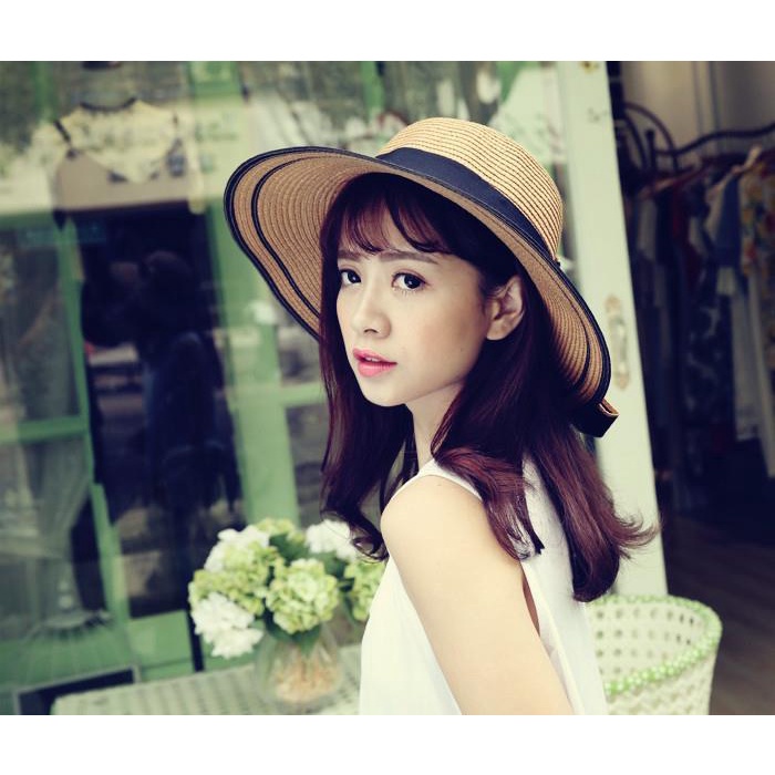 Topi Pantai Matahari Elegan Wanita Dewasa Anak2 Mode Korea Terbaru ANTI~UV ORIGINAL IMPORT