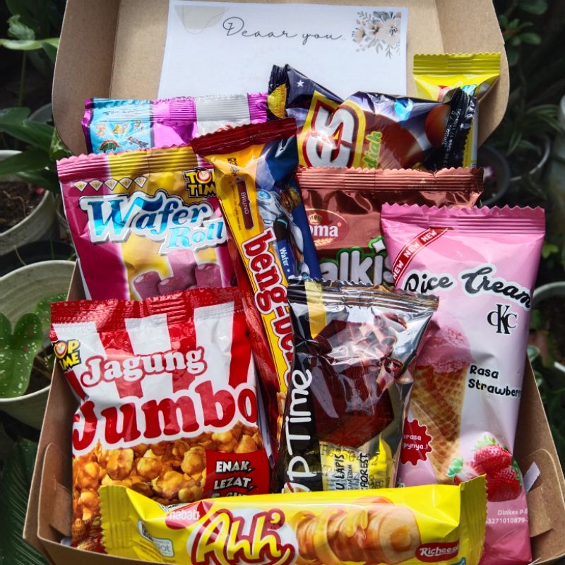 

[MARISAWRAP.ID] Snack BOX Gift Box hadiah wisuda ulangtahun murah Hadiah ultah hampers