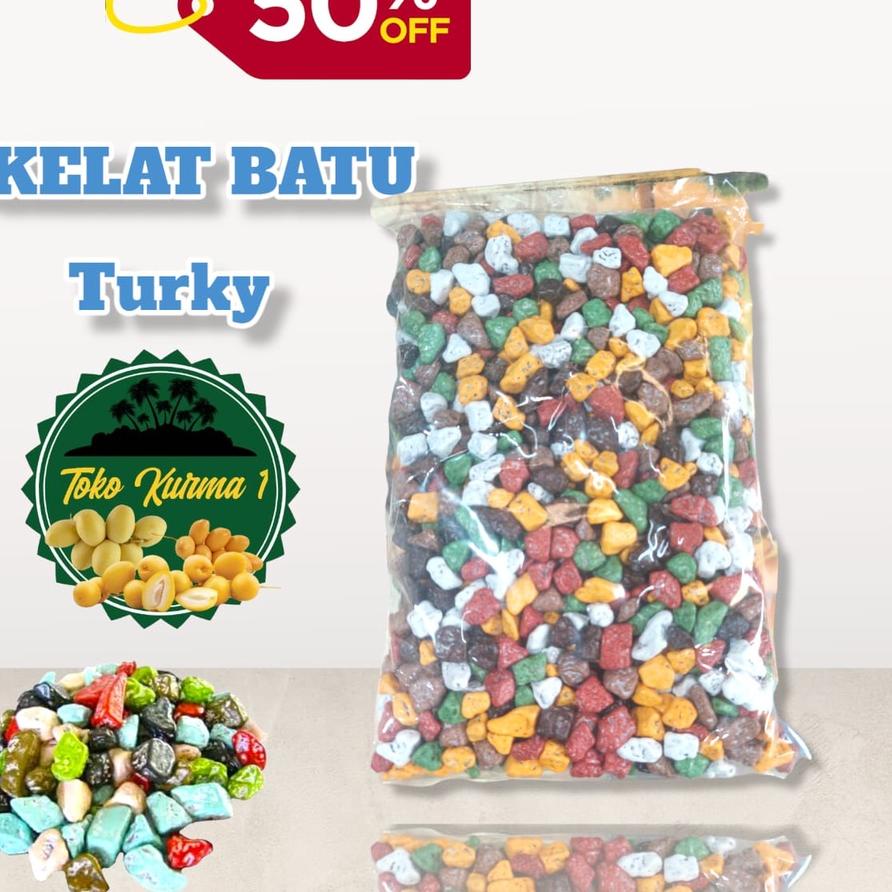 

✈ Coklat/coklelat batu krikil saudi/turky 1kg ○