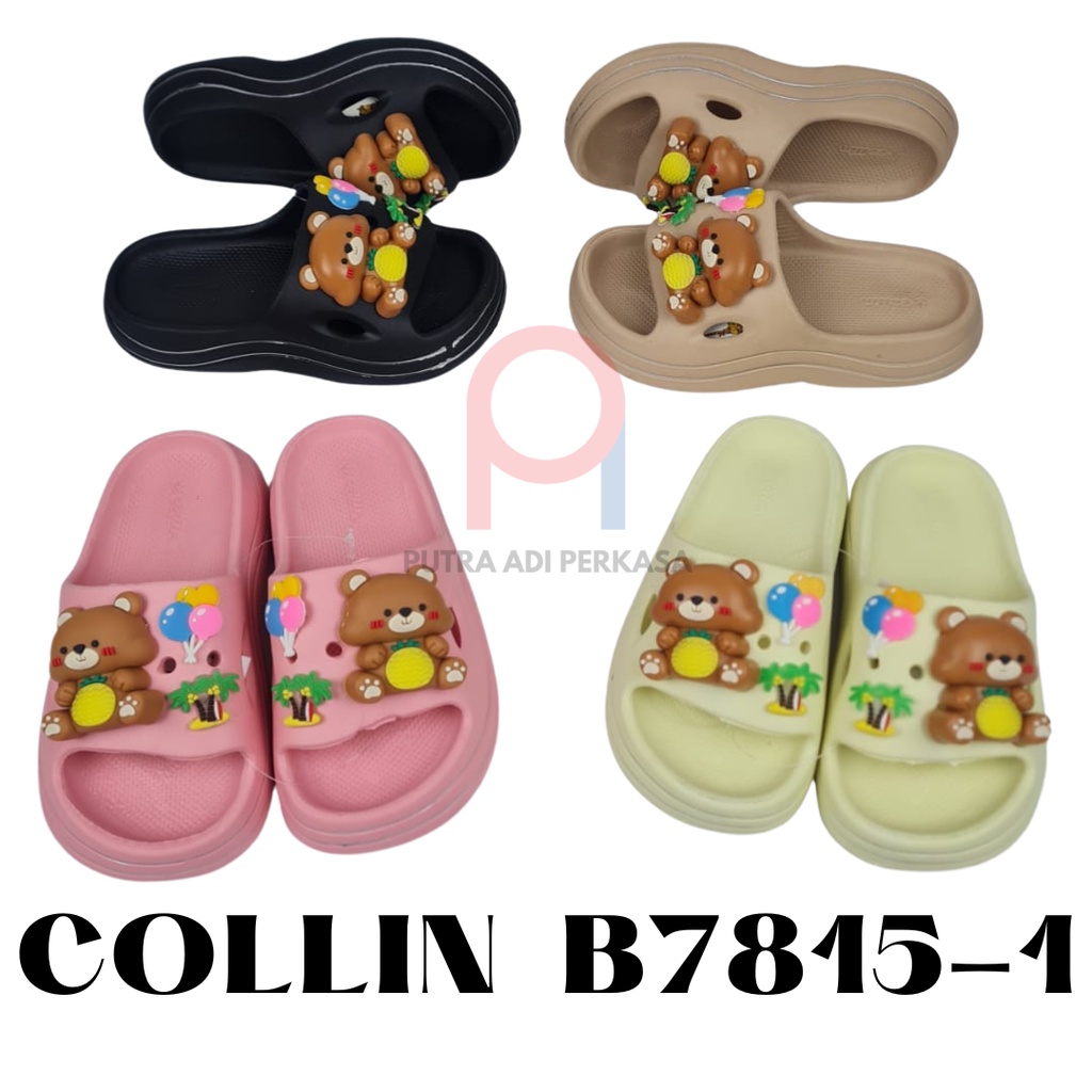 Sandal Anak Perempuan Fuji Selop 3D Bear COLLIN B7815-1