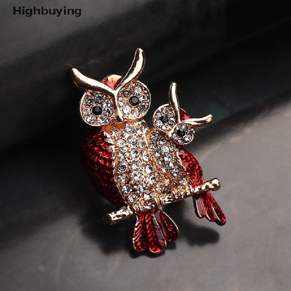 Hbid Owls Bros Hadiah Natal Pin Korsase Dua Owls Pin Jas Retro Bros Glory