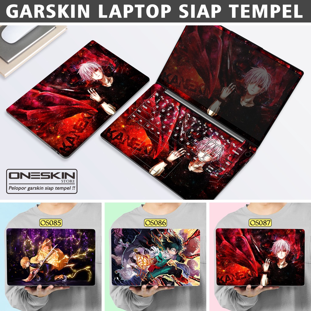 Garskin Sticker Laptop Protector Macbook Full Body Bottom Bezel Palmrest Skin Anime Tokyo Ghoul