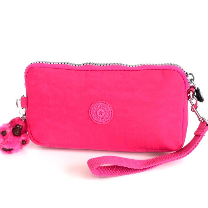 Dompet Kipling Lowie pouch Original CITY PINK HP Uang Kartu