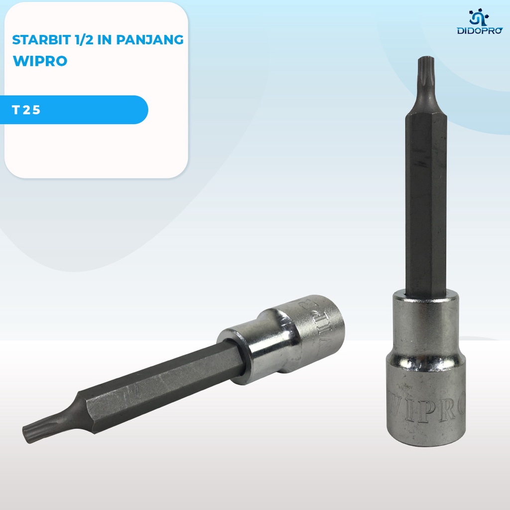 KUNCI SOK PANJANG BINTANG BIT SOCKET TORX T20 T25 T40 T45 T50 T55 T 20 25 40 45 50 55