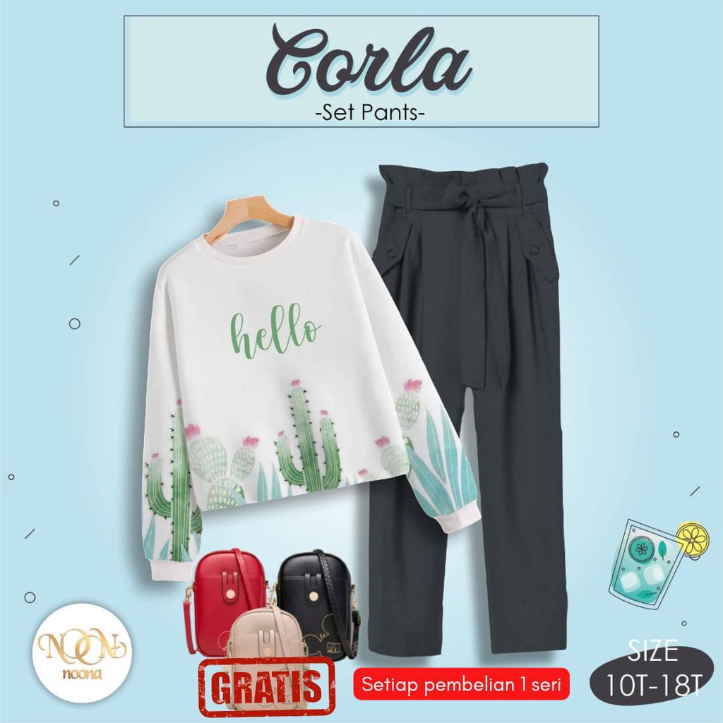 Corla Set Pants by Noona