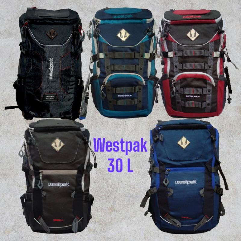 Tas ransel / semi carrier / daypack / backpack - westpak 63WP731 -63WP725 30 L original + rain cover