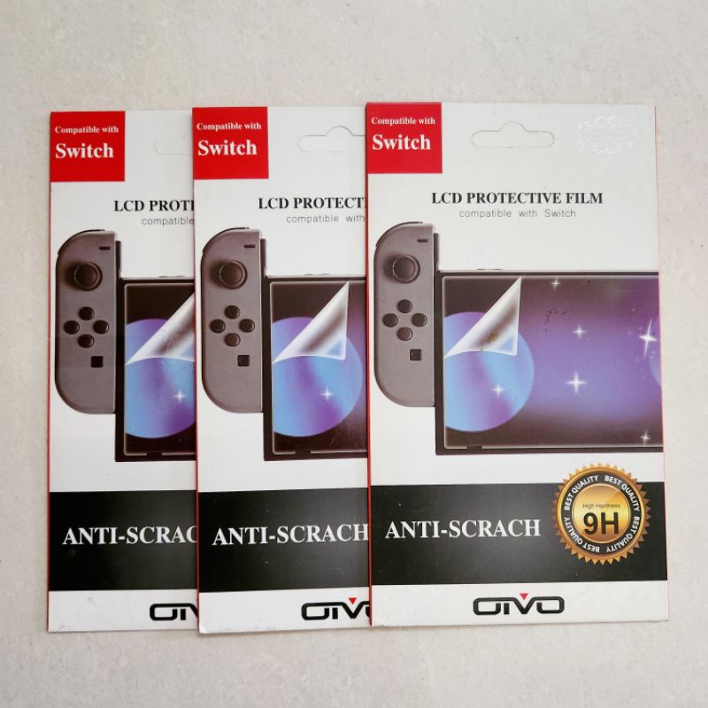 LCD Screen Protector Nintendo Switch v2 v1 OIVO Antigores Guard Film