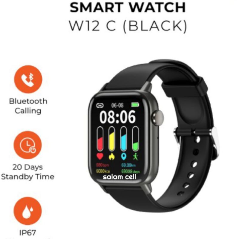 Smartwatch Olike W12C IP67 Standby 20Days 1,72&quot; Ogs Full fit Smartband