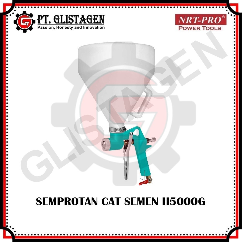 Spray Gun Hopper Gun Cat Semen Tembok Air Cement Texture SHOGUN NRT-PRO H5000G