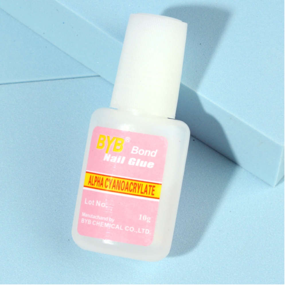 BYB Lem Kuku Cair / Nail Glue for nail / Lem aksesoris kuku / Lem kuku Palsu / Fake nail Glue KU050