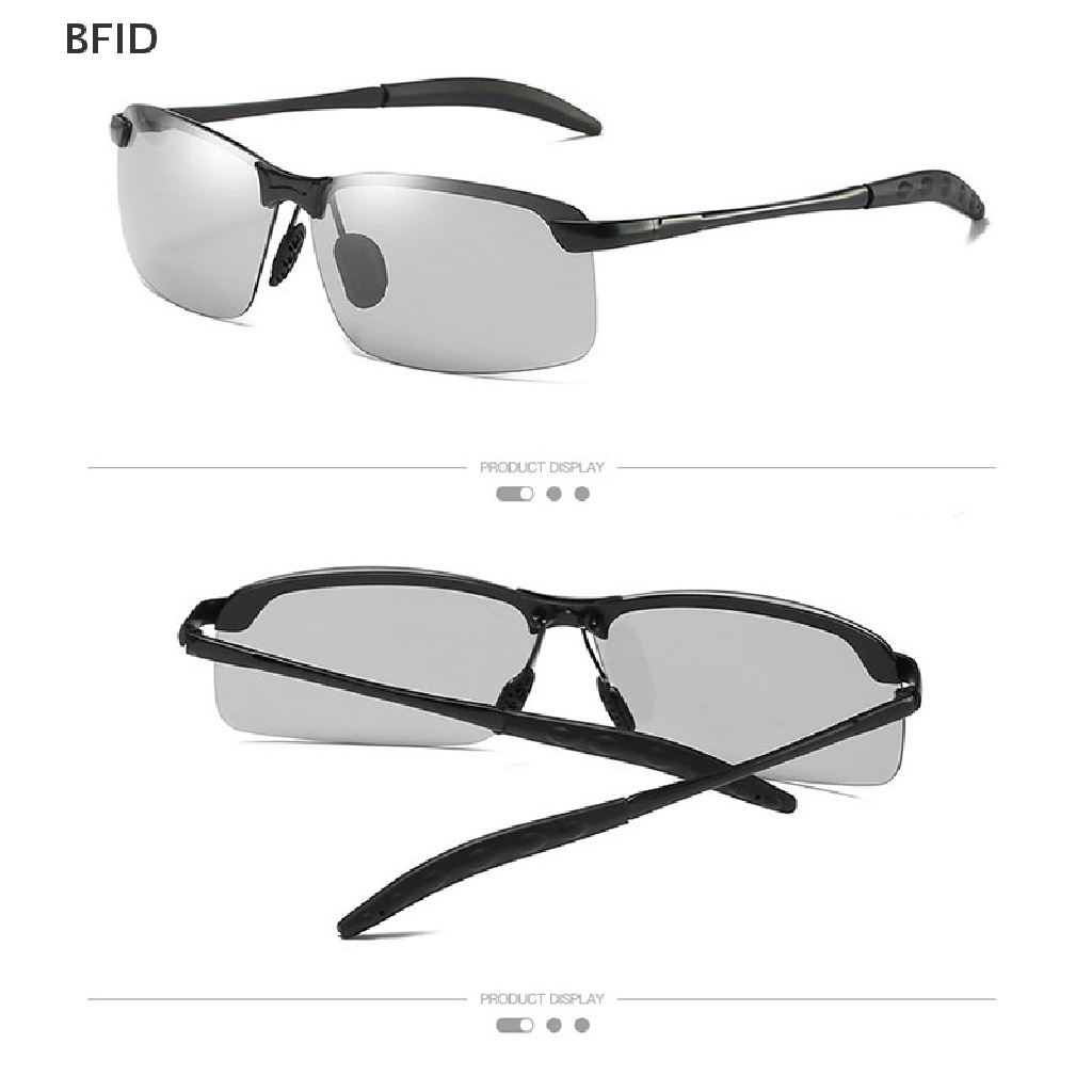 [BFID] Kacamata Polarized Photochromic Siang Dan Malam Mengemudi Memancing Night Vision [ID]