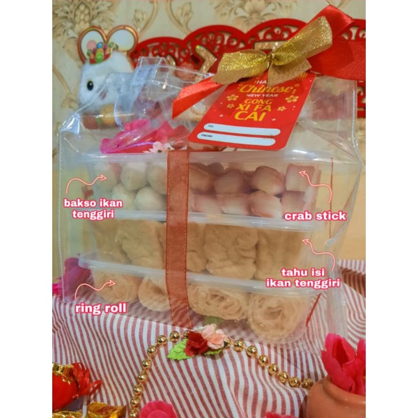 Jual Hampers Imlek Chinese New Year Bakso Dan Tahu Isi Ikan Tenggiri Shopee Indonesia