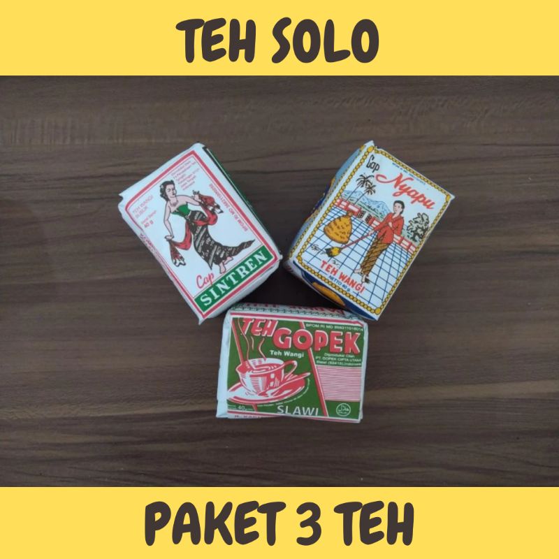 

Teh Tubruk Wedangan Khas Solo (Satuan/Paketan)