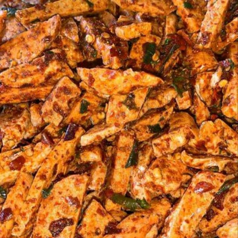 

basreng kriuk original dan pedas daun jeruk kemasan 500gr