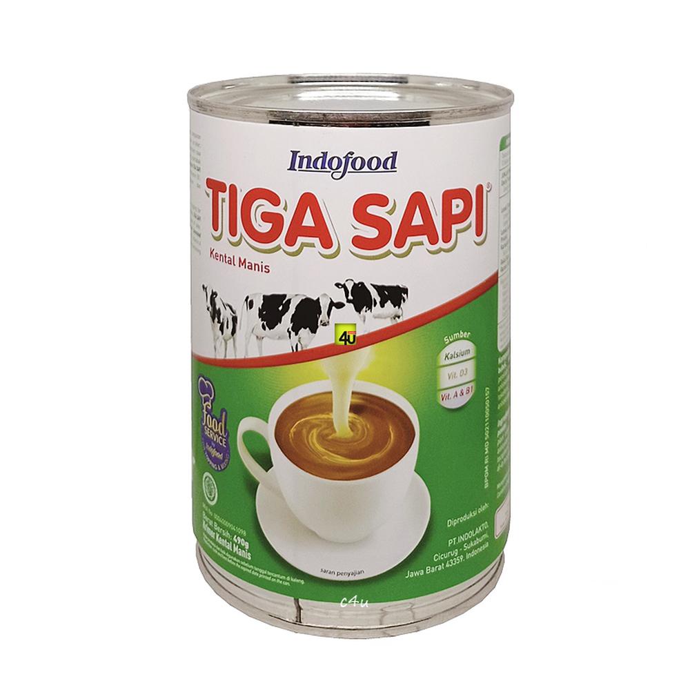 Susu Kental Manis Tiga Sapi 490 Gram