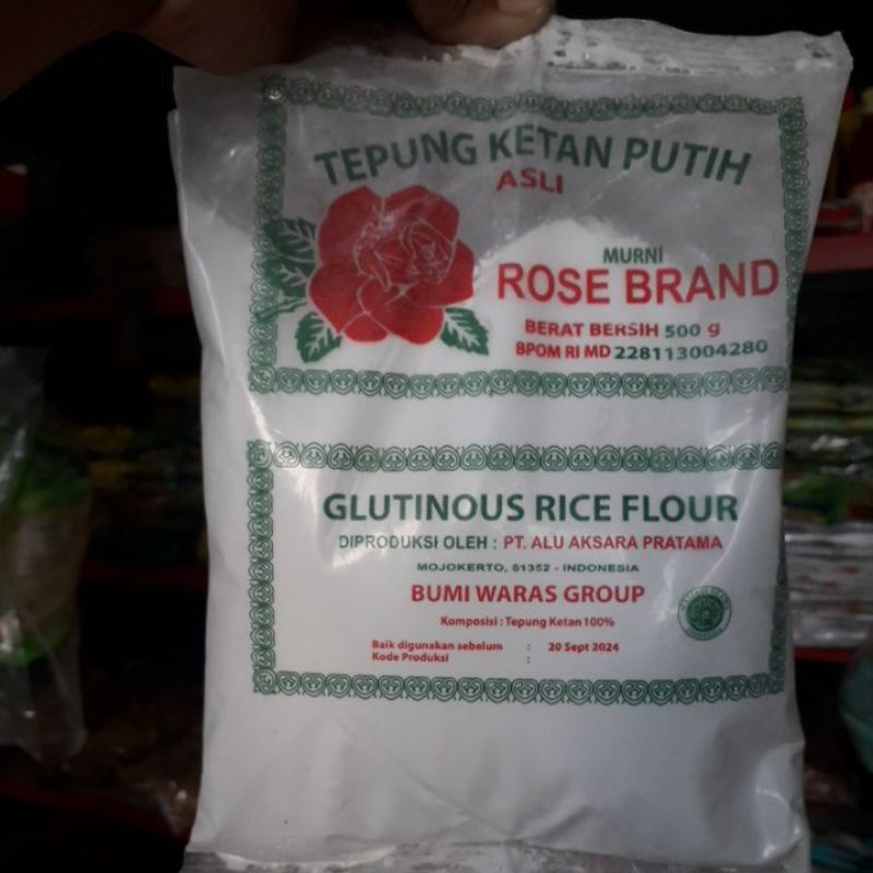 

Tepung Ketan Rose Brand Kemasan 500 gr