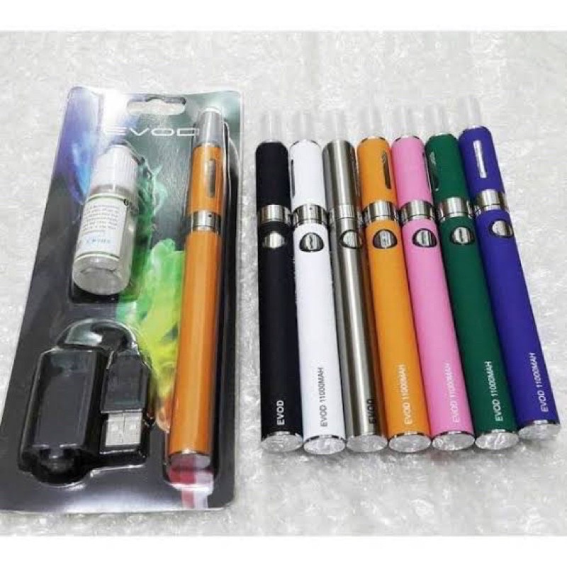 Terbaru (COD) VAPOOR EVOD SET 1100mAh KOMPLIT SIAP PAKAI