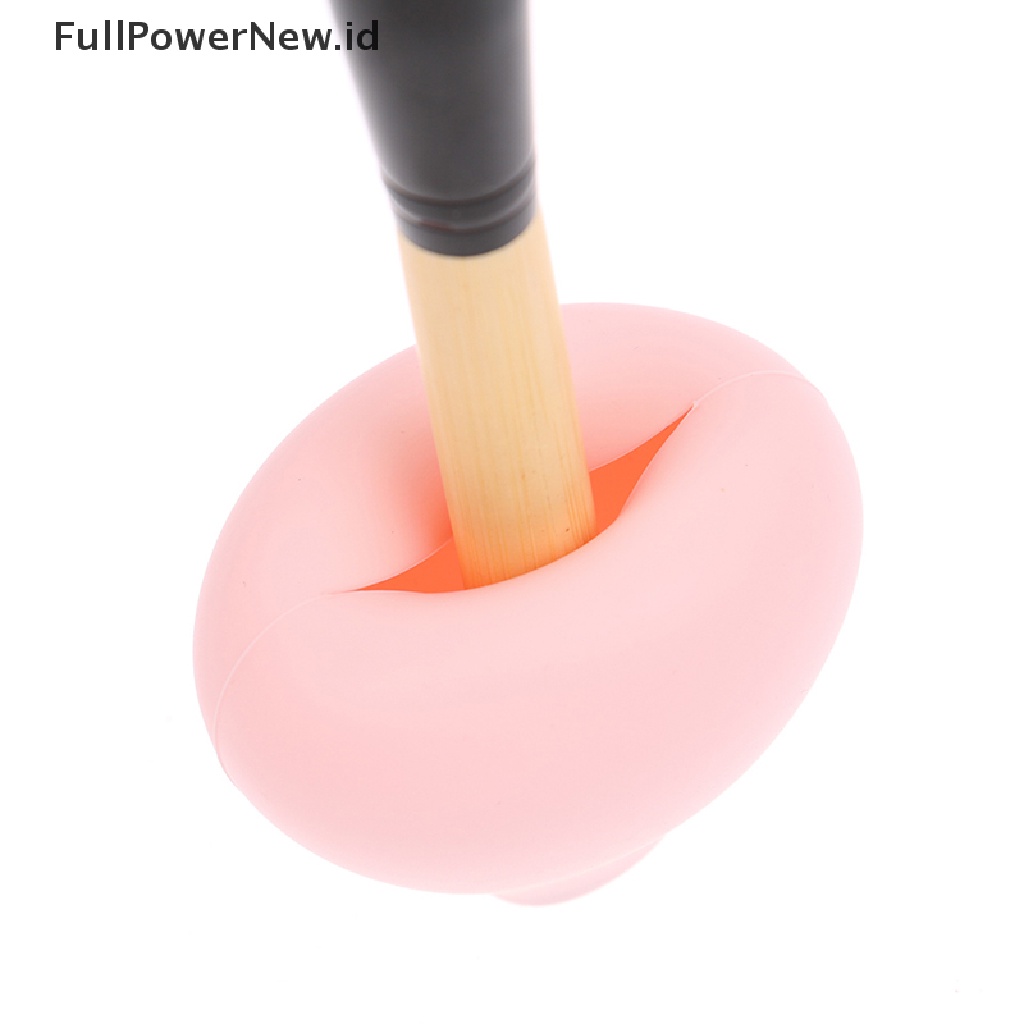 Power Kuas Makeup Silikon Pelindung Debu Cover Storage Box Holder Pelindung Pelindung ID