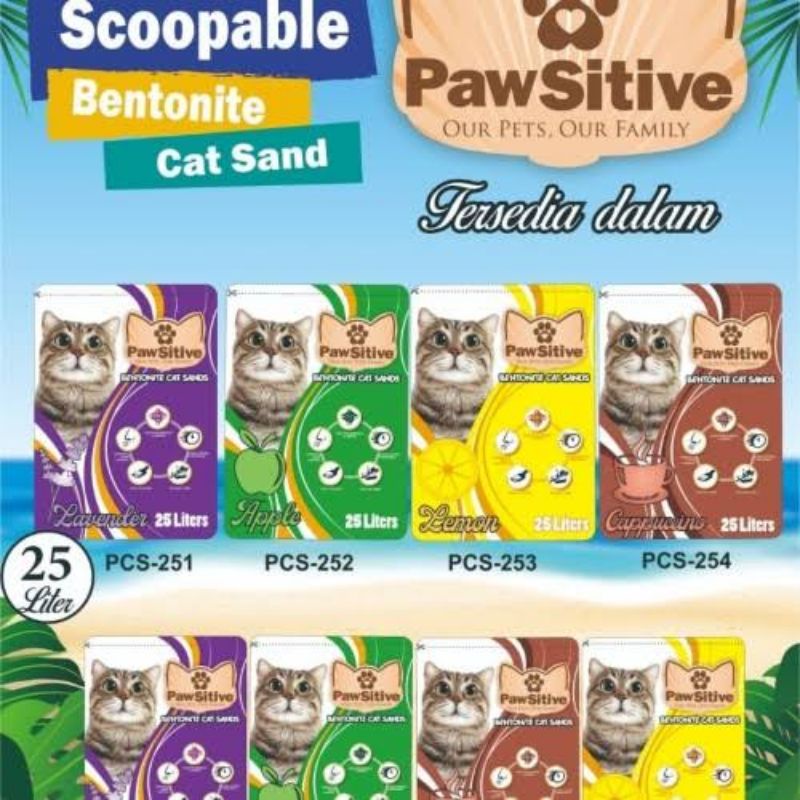 Pawsitive cat sand 10L