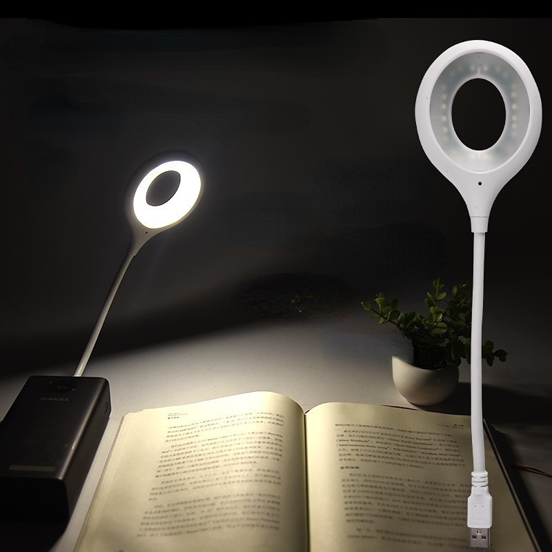 Hot Sale/Kreatif Cerdas Kontrol Suara Lampu Malam/Plug and Play USB Voice Control Reading Light/LED Suasana Foto Suplemen Cahaya/Lampu Mata Kamar Tidur Mini Portabel