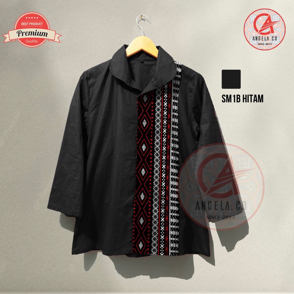 Blouse Batak Wanita | Kemeja Batik Etnik Wanita Motif Ulos Mandailing SM1