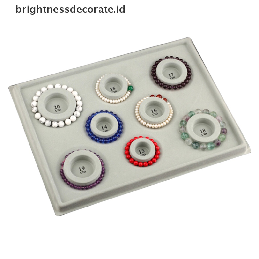 [Birth] Flocked Bead Board Gelang Manik-Manik Kalungperhiasan Membuat Nampan Craft DIY Tool [ID]