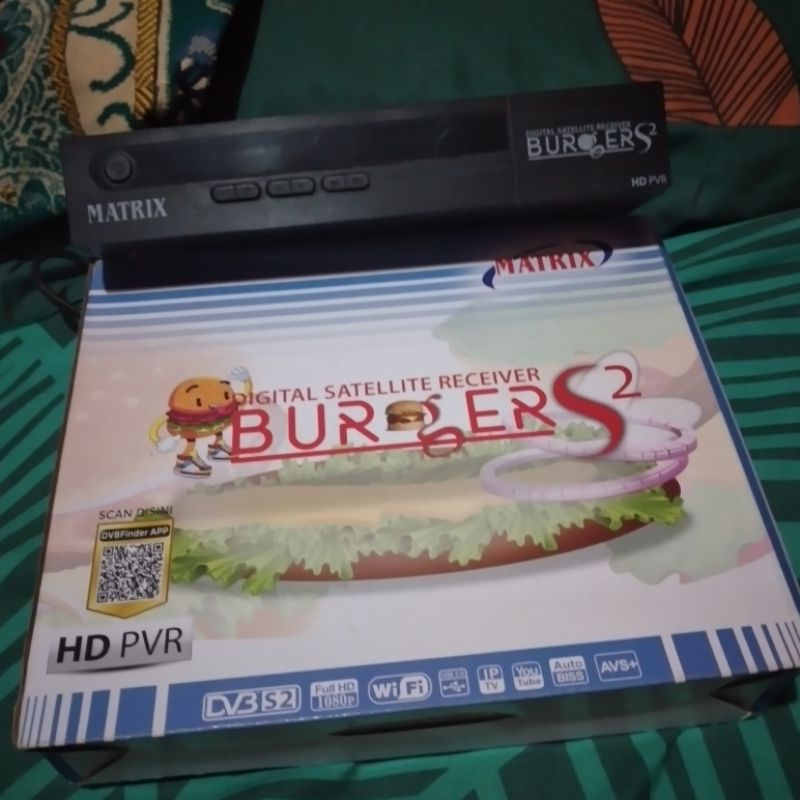 MATRIX BURGER S2 4MB K5S RECEIVER PARABOLA