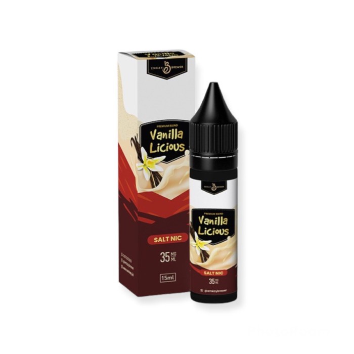 LIQUID VANILLA LICIOUS SALT 35MG - AUTHENTIC