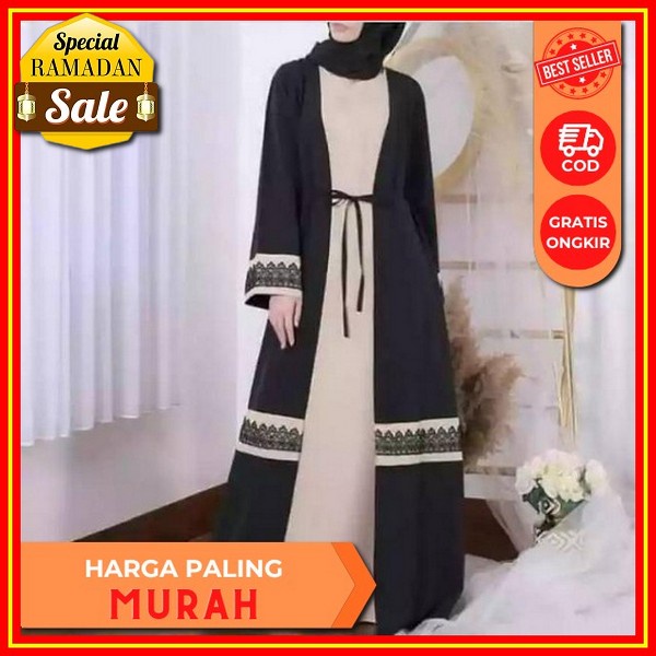 Aretha Terbaru Zoya Gamis Ceruty Babydoll M L Xl Kondangan Jumbo Baju Gamis Wanita Terbaru 2023 / Ba