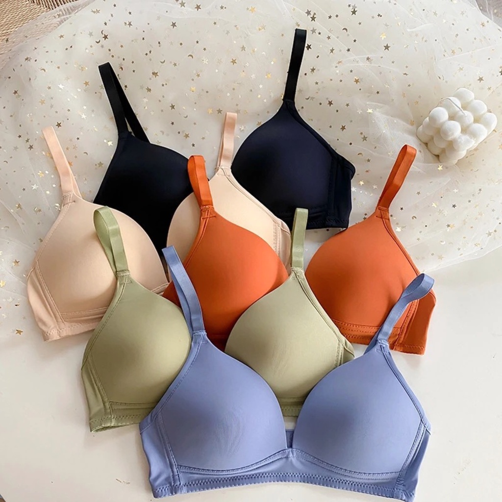 [ WONDER.GIRLS ] BH Bra Wanita Push Up Atasan Wanita Warna Solid POLOS