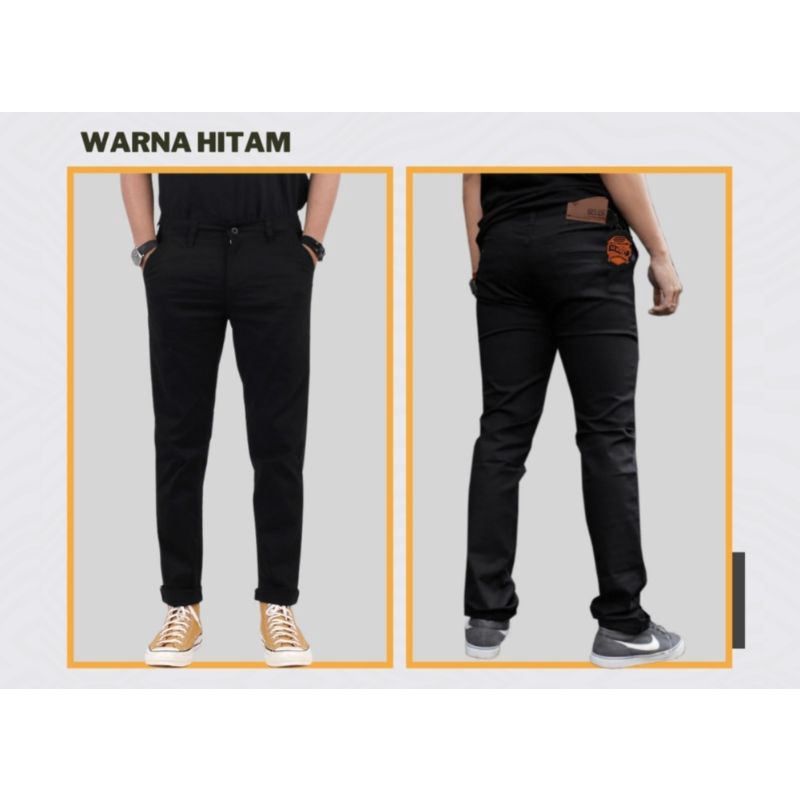 CELANA CHINO PRIA / BAHAN STRECTH / MELAR / PREMIUM / SLIMFIT / FORMAL / DICKIES/HURLEY