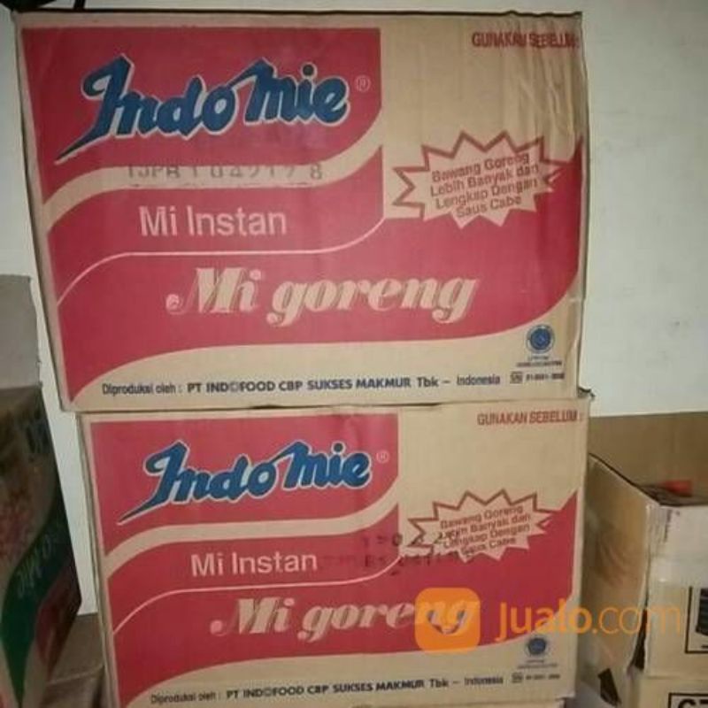 

kardus/karton indomie bekas uk 34x20x24