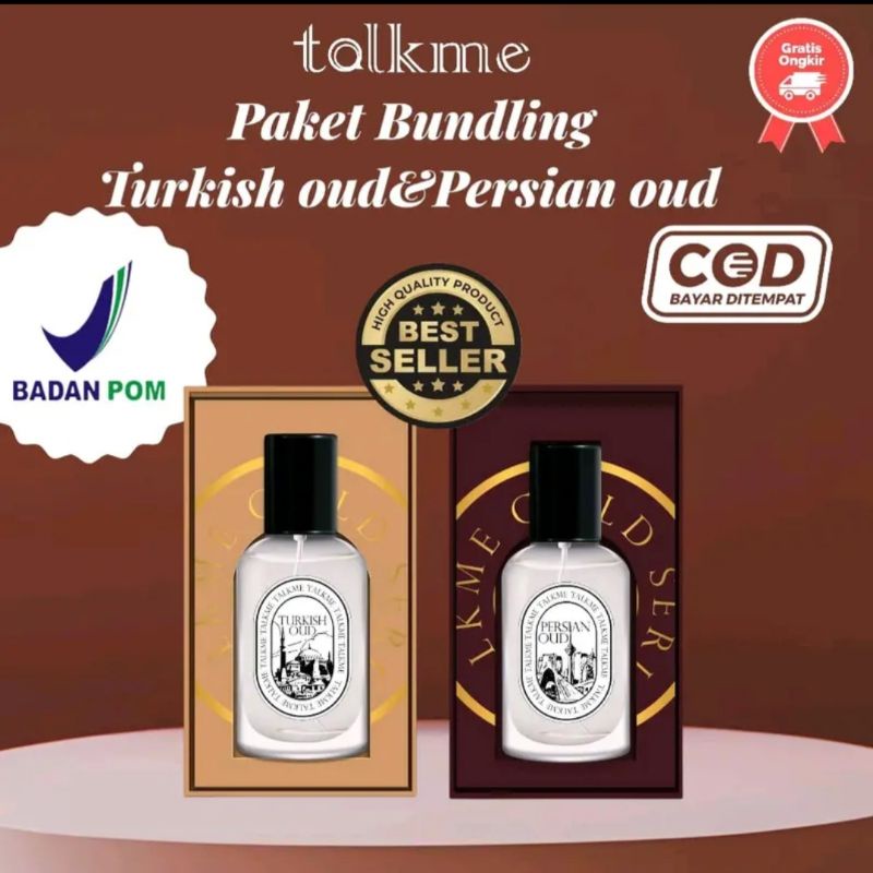 Paket Bundling Parfum Talkme Gold Series 30 ml