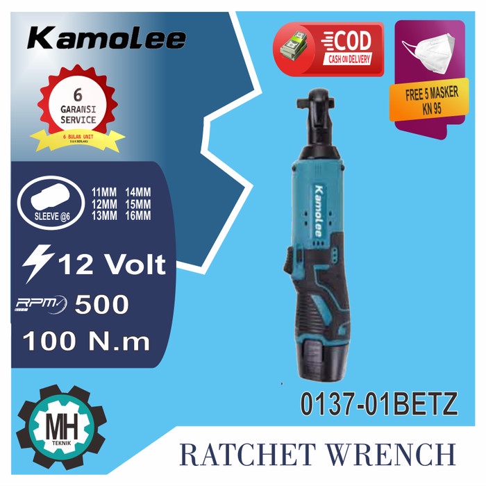 Kamolee Cordless Ratchet Wrench 18 Volt - Varian Volt