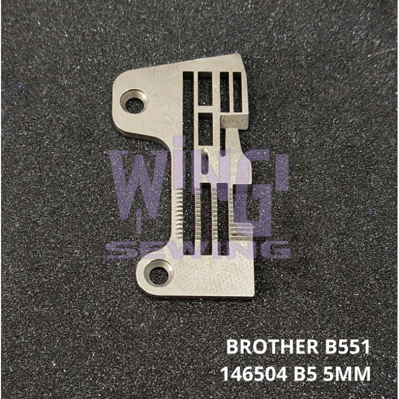 146504 BROTHER B551 Benang 5 5MM Plat Mesin Jahit Obras Industri