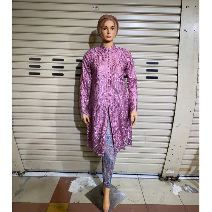 Stelan tunik busui mutiara / Kebaya modern / Kebaya brukat / Kebaya Modren / Set Kebaya Brukat / set kebaya pesta dan wisuda / tunik brukat / tunik modern / kebaya ibu menyusui / kebaya Lamaran / tunik busui / kebaya kondangan