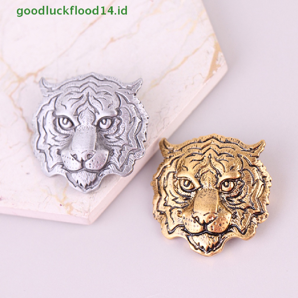 [GOOGFOUR] Berlian Imitasi Harimau Bros Tiger Head Pesta Santai Bros Pin Hadiah [TOP]