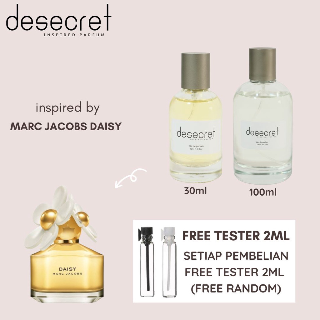 Desecret Parfum Marc Jacobs Daisy - Inspired Parfum WANITA